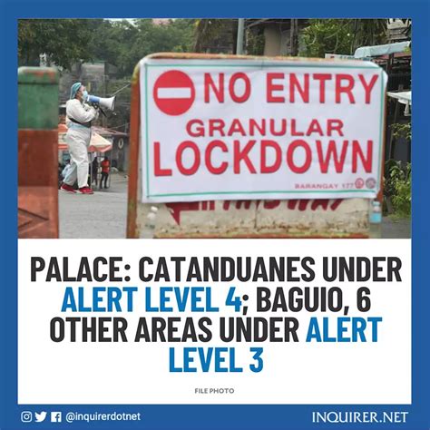 Baguio City will be placed under Alert Level 3 from.